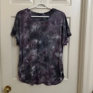 GreenTea Purple Tie Dye Shirt Size L